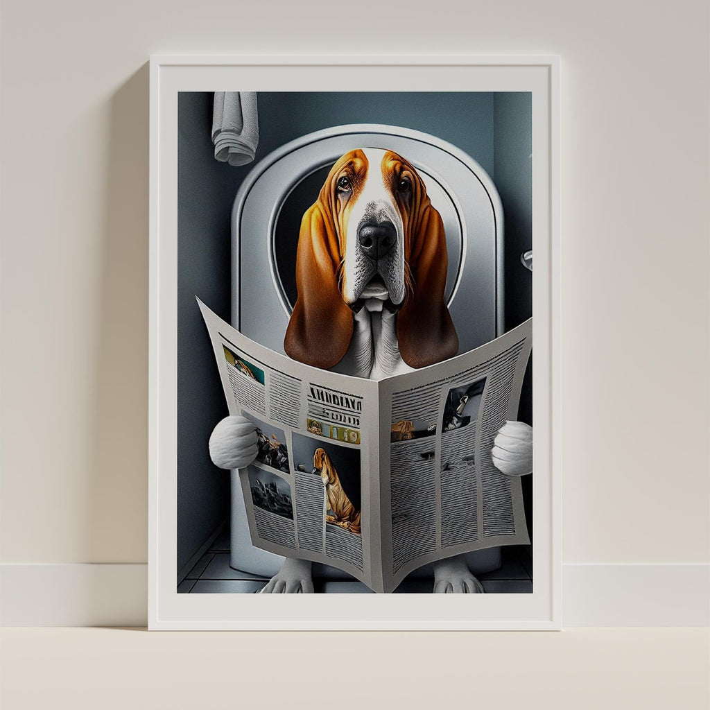 Bloodhound Toilet Humour Dog Series image 9