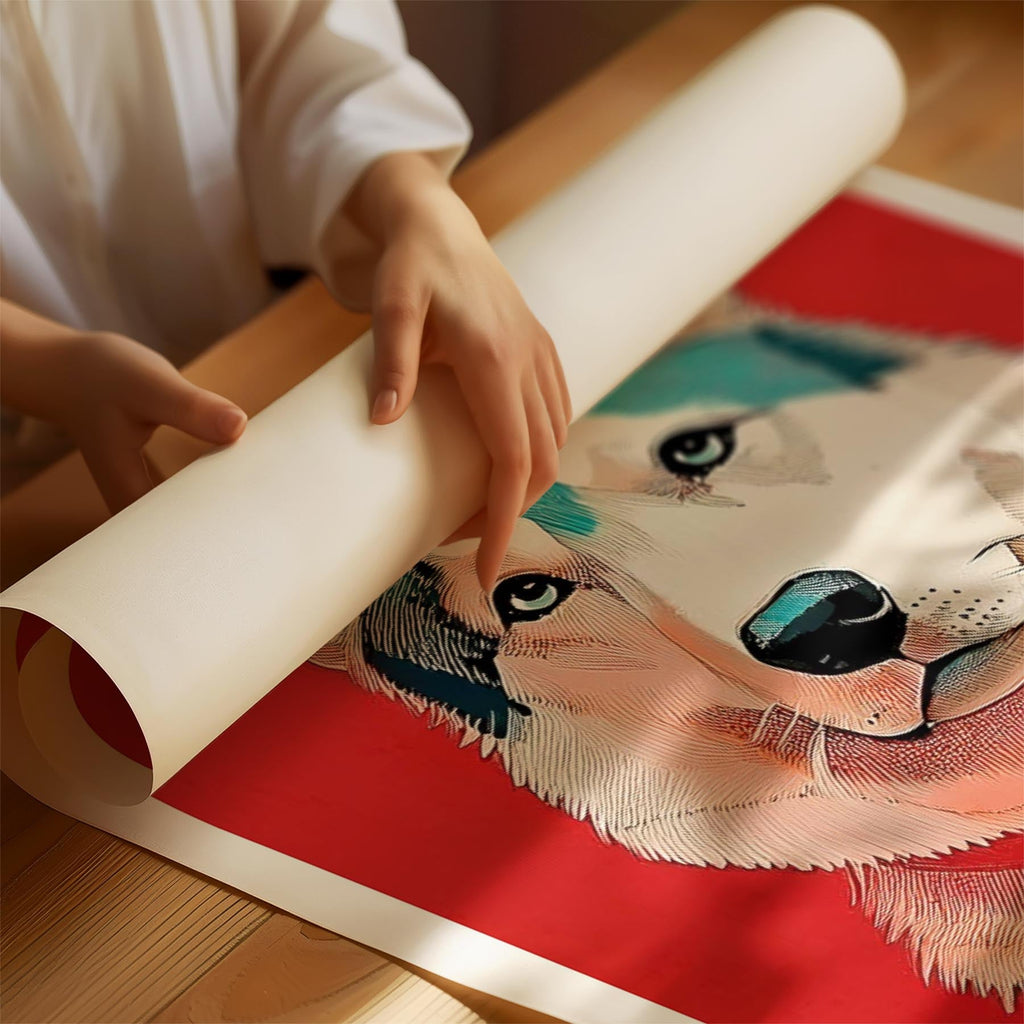 Alaskan Malamute Red Dog Series image 1