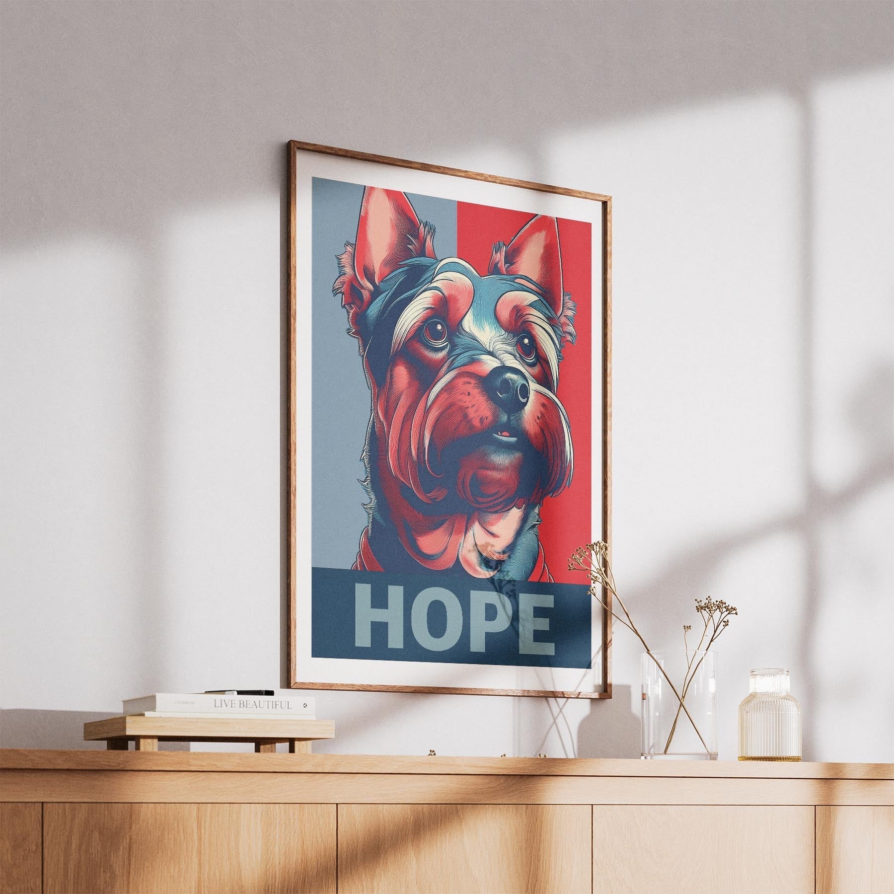 Yorkshire Terrier HOPE Series Inspired by the Obama Poster image 5