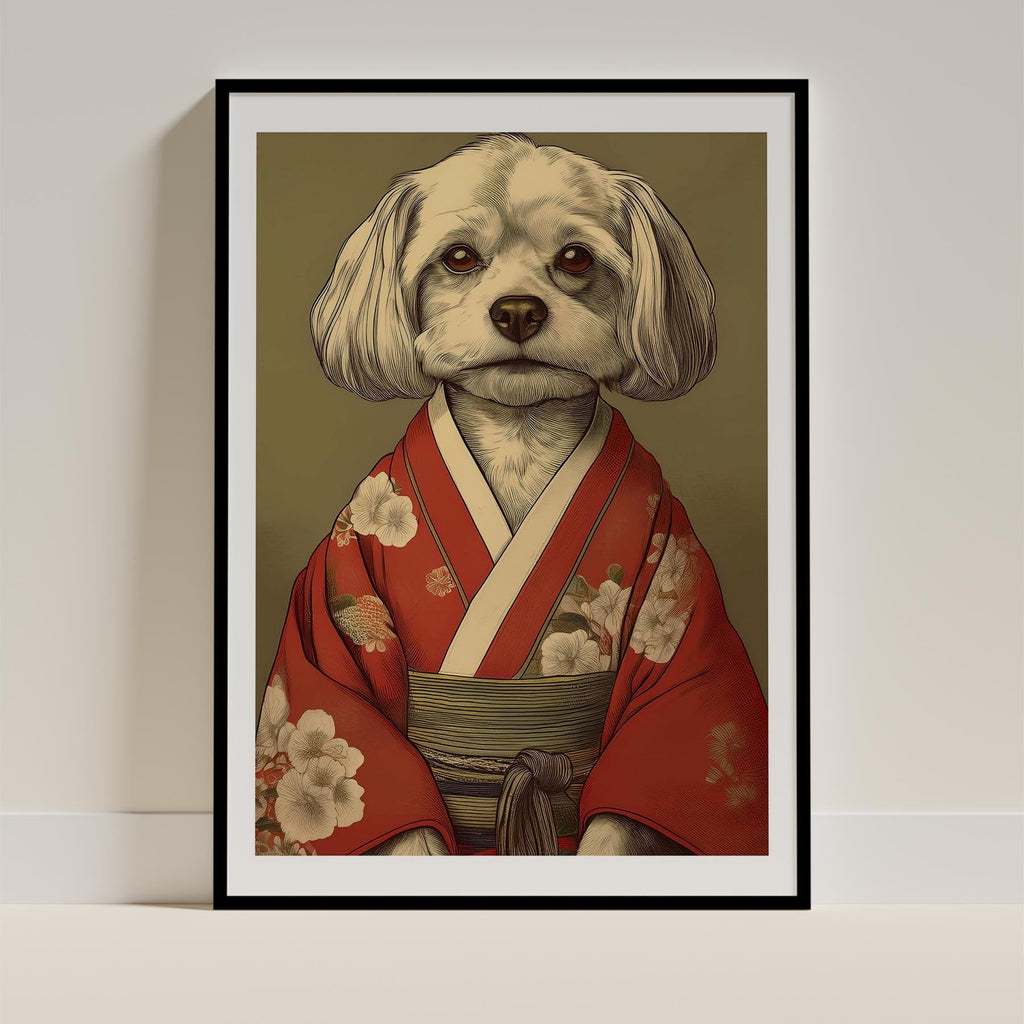 Maltese Japanse Kimono Dog Series image 0
