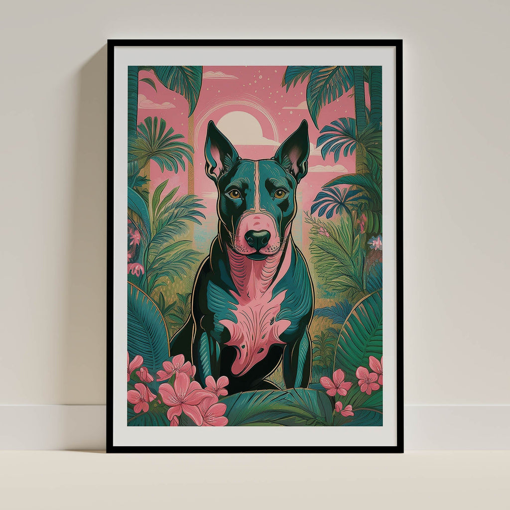 Bull Terrier Flowery Dog image 8