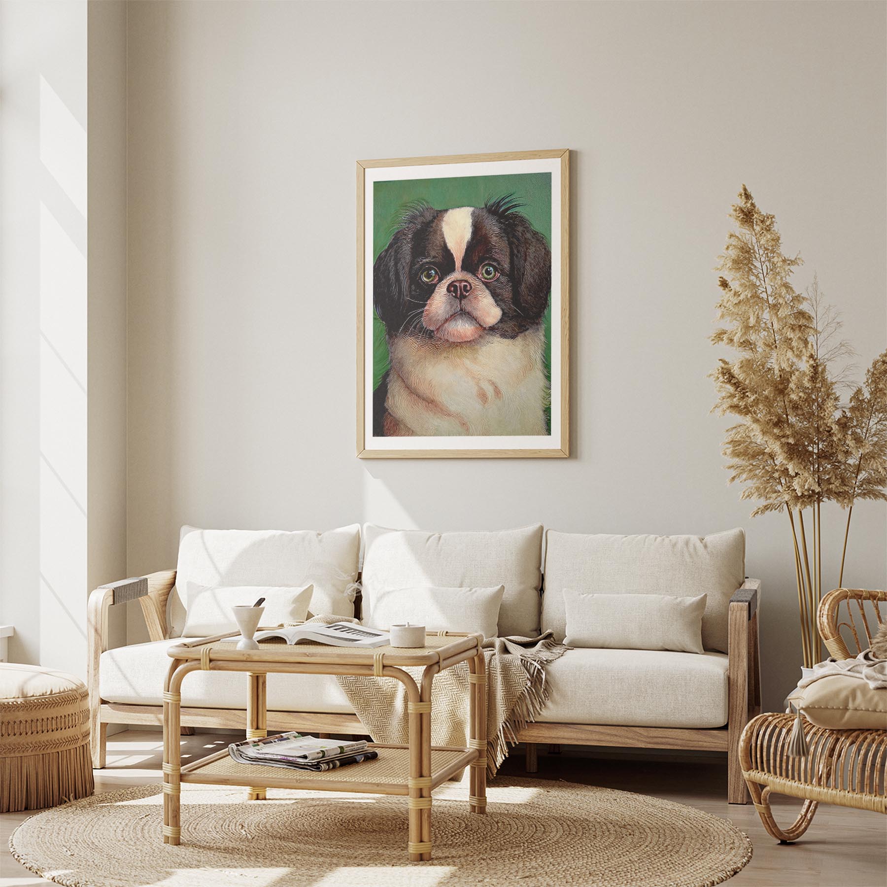 Japanese Chin Green Painted Series image 2