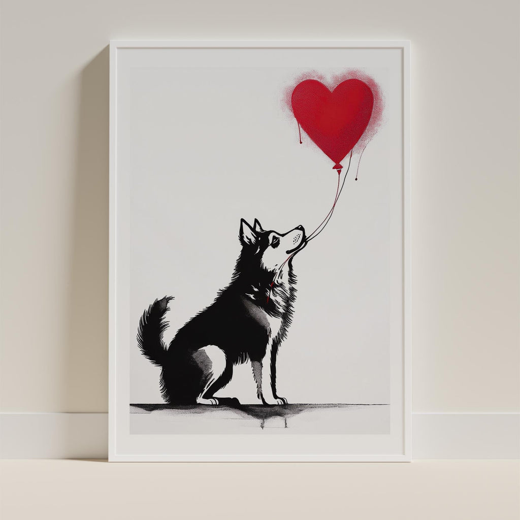 Alaskan Malamute DOGSY Series inspired by the Art of Banksy image 9