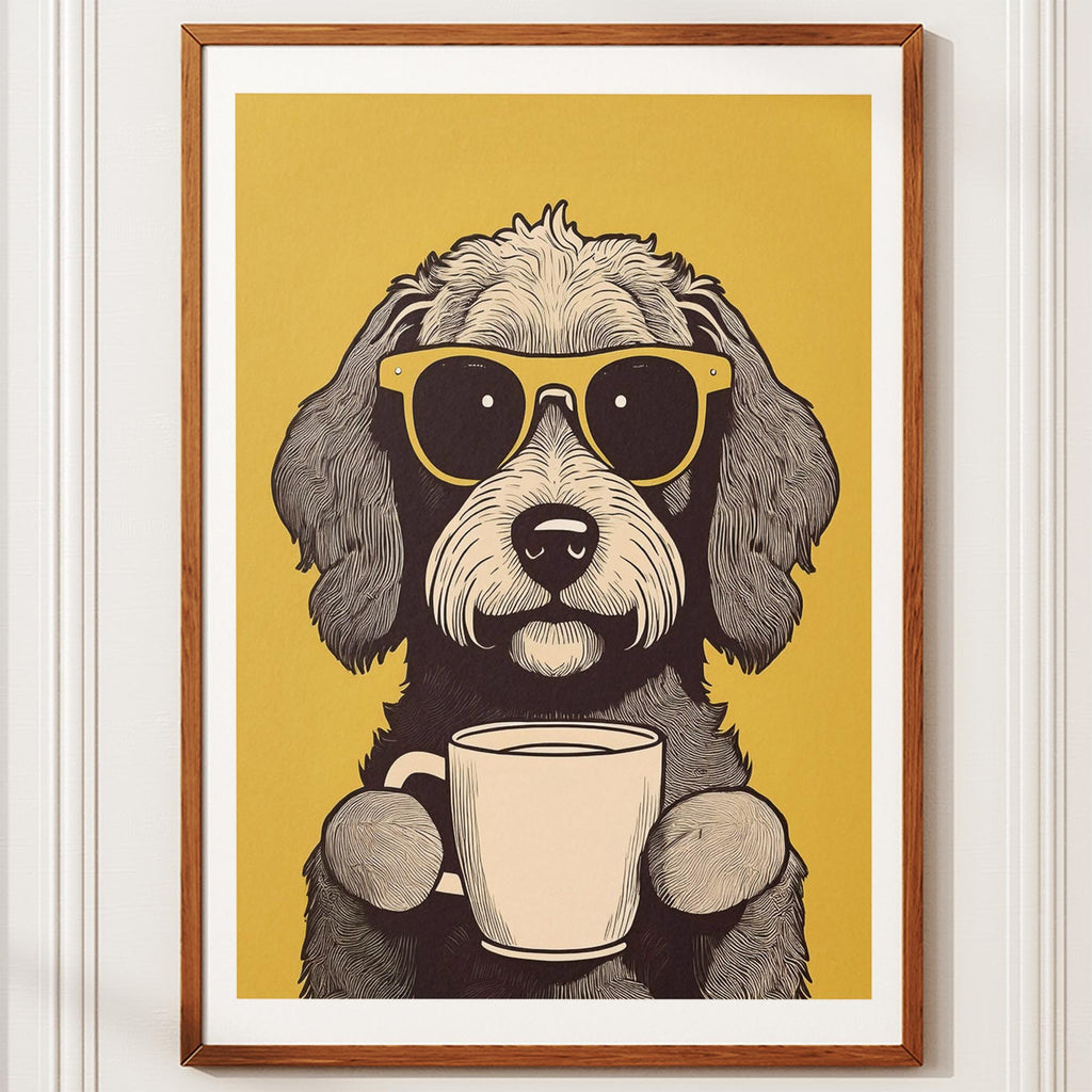 Cockapoo Chillin Coffee Dog image 10