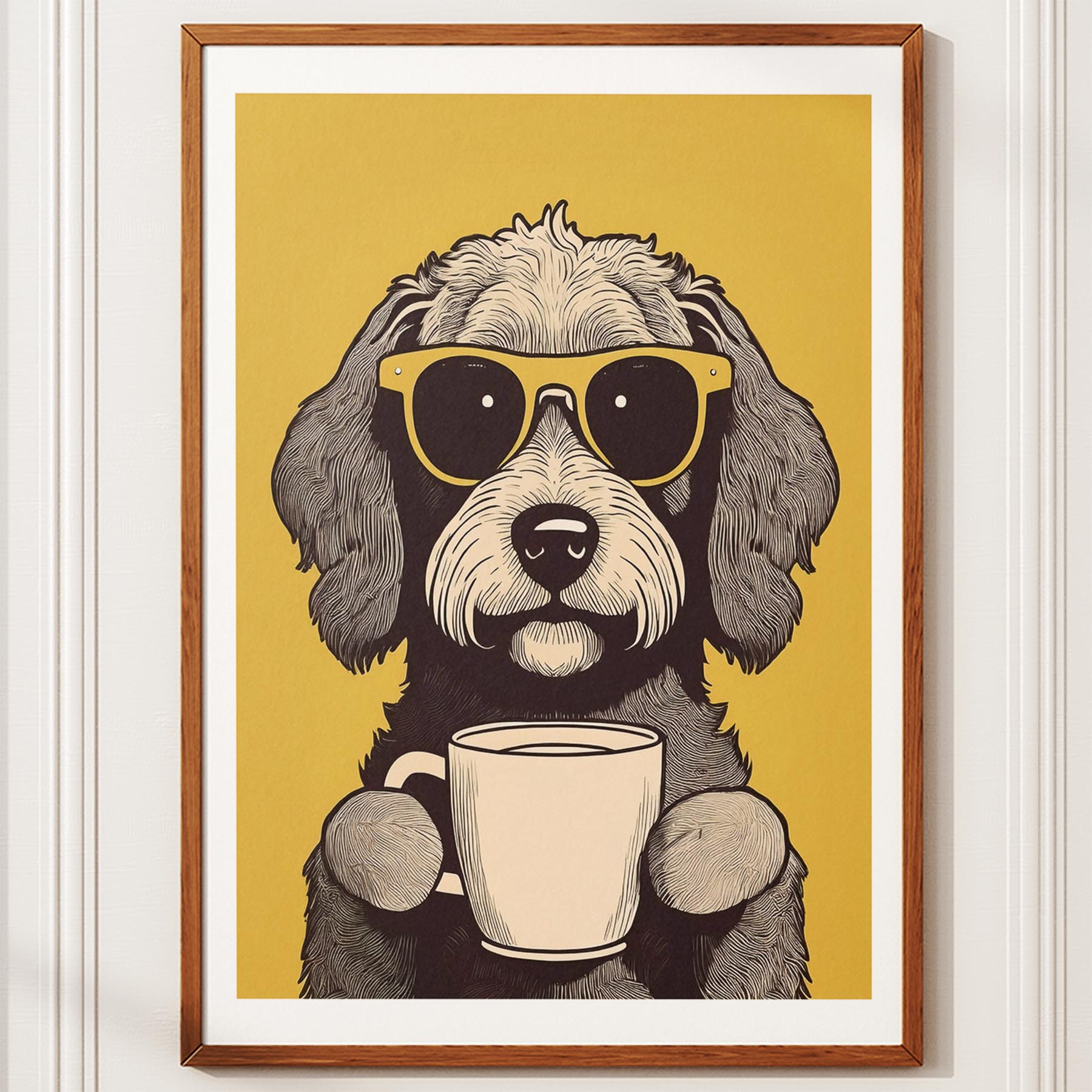 Cockapoo Chillin Coffee Dog image 10