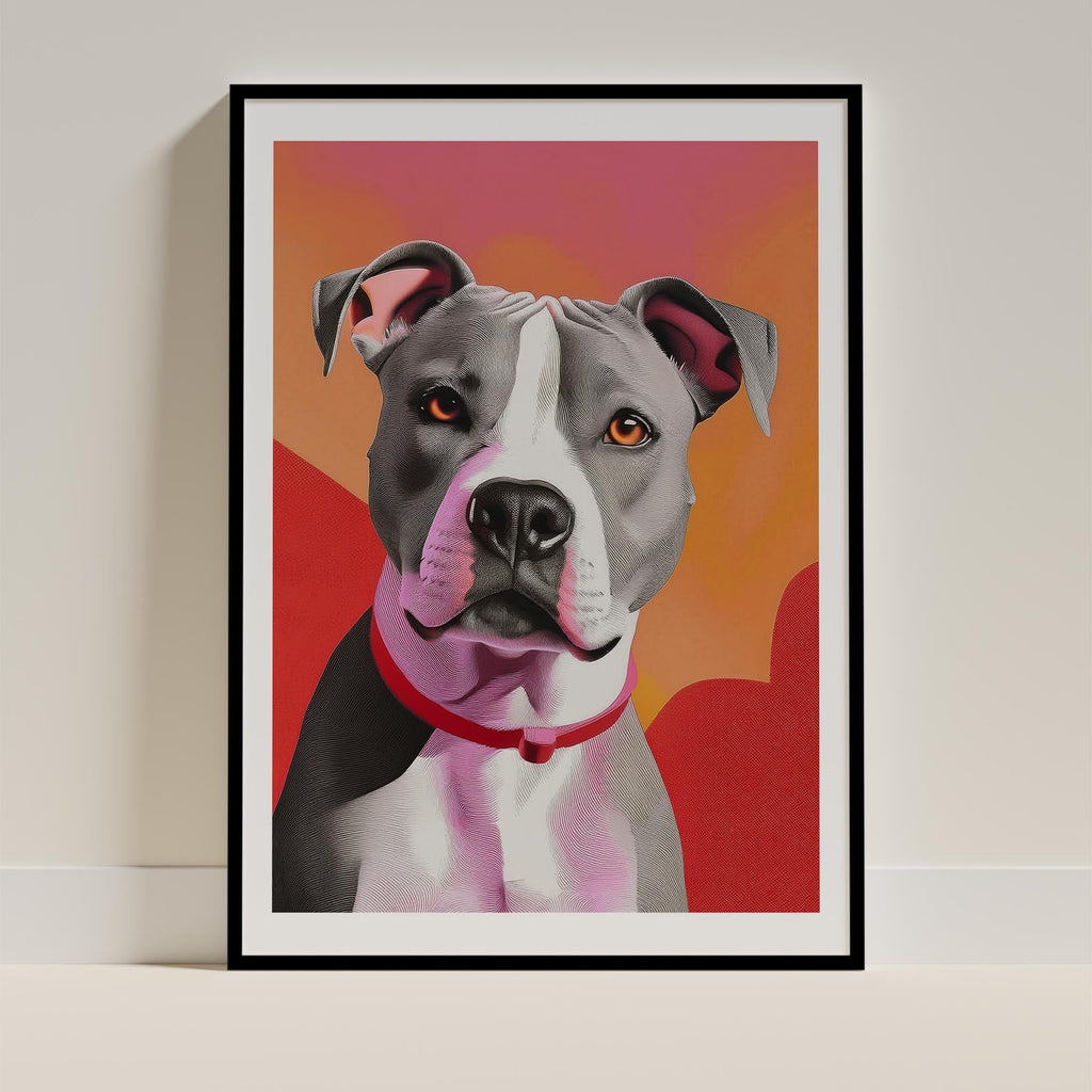American Staffordshire Terrier Modern Pop Dog Series image 0