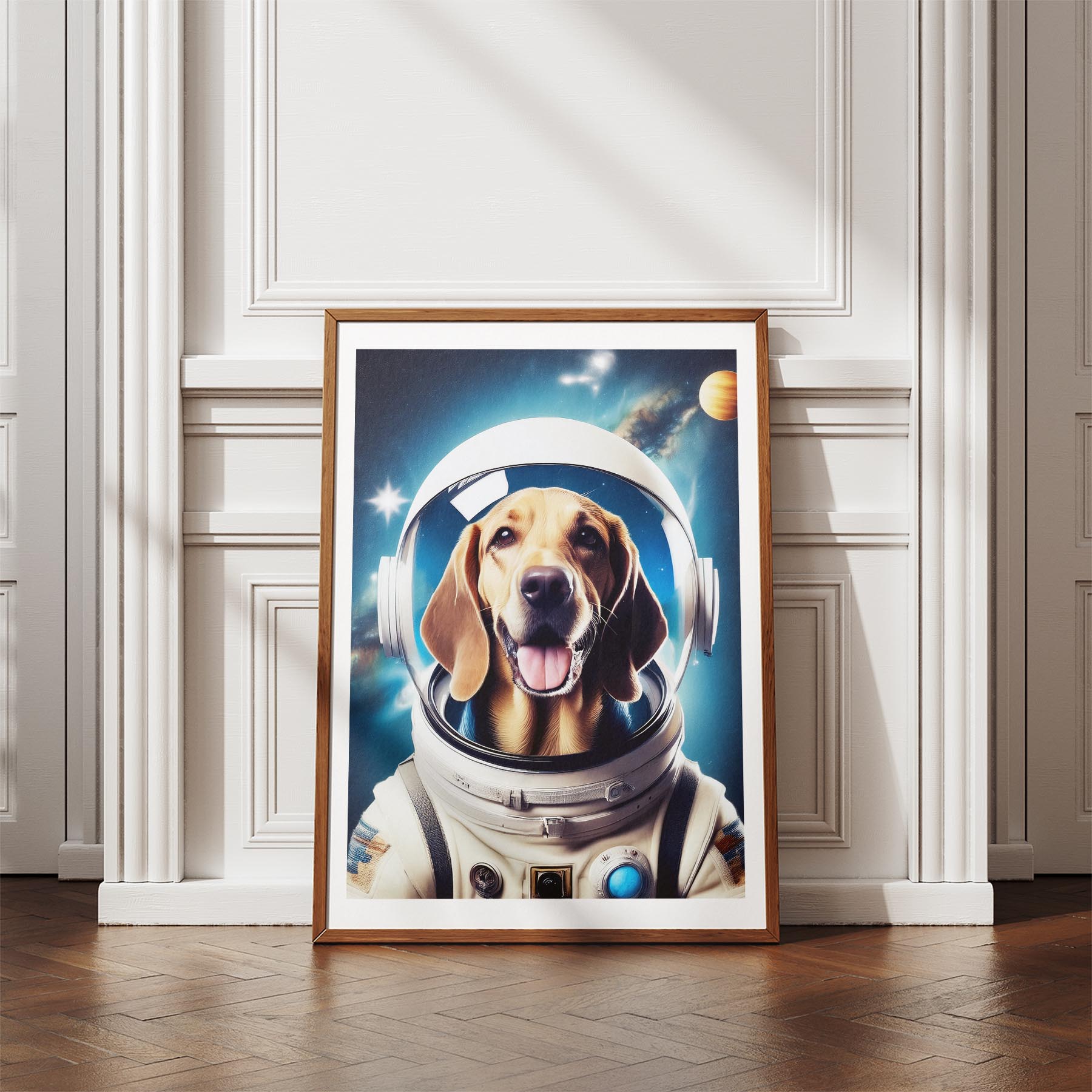 Bloodhound Astronaut Dog Series image 4