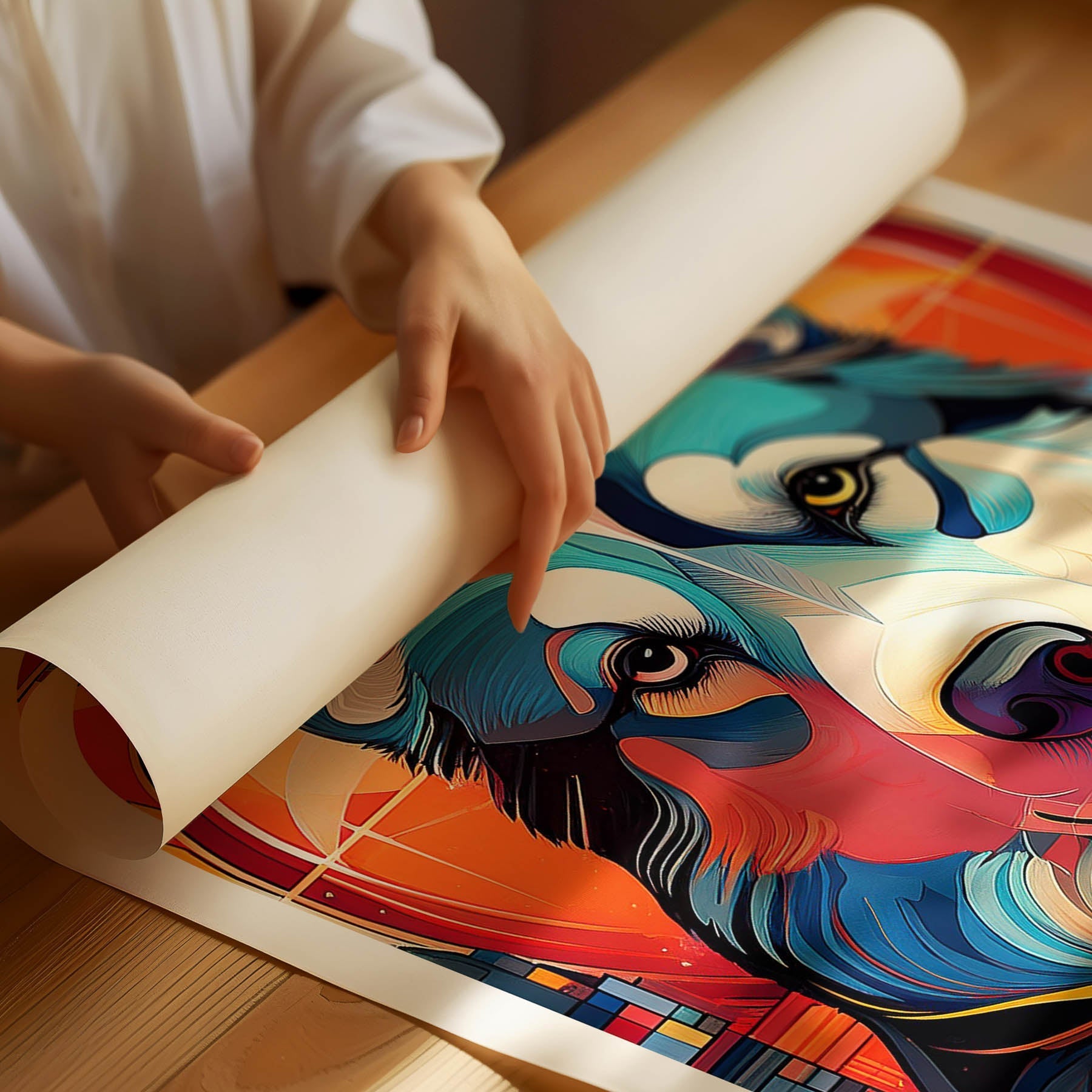 Siberian Husky Colour Graphics image 1