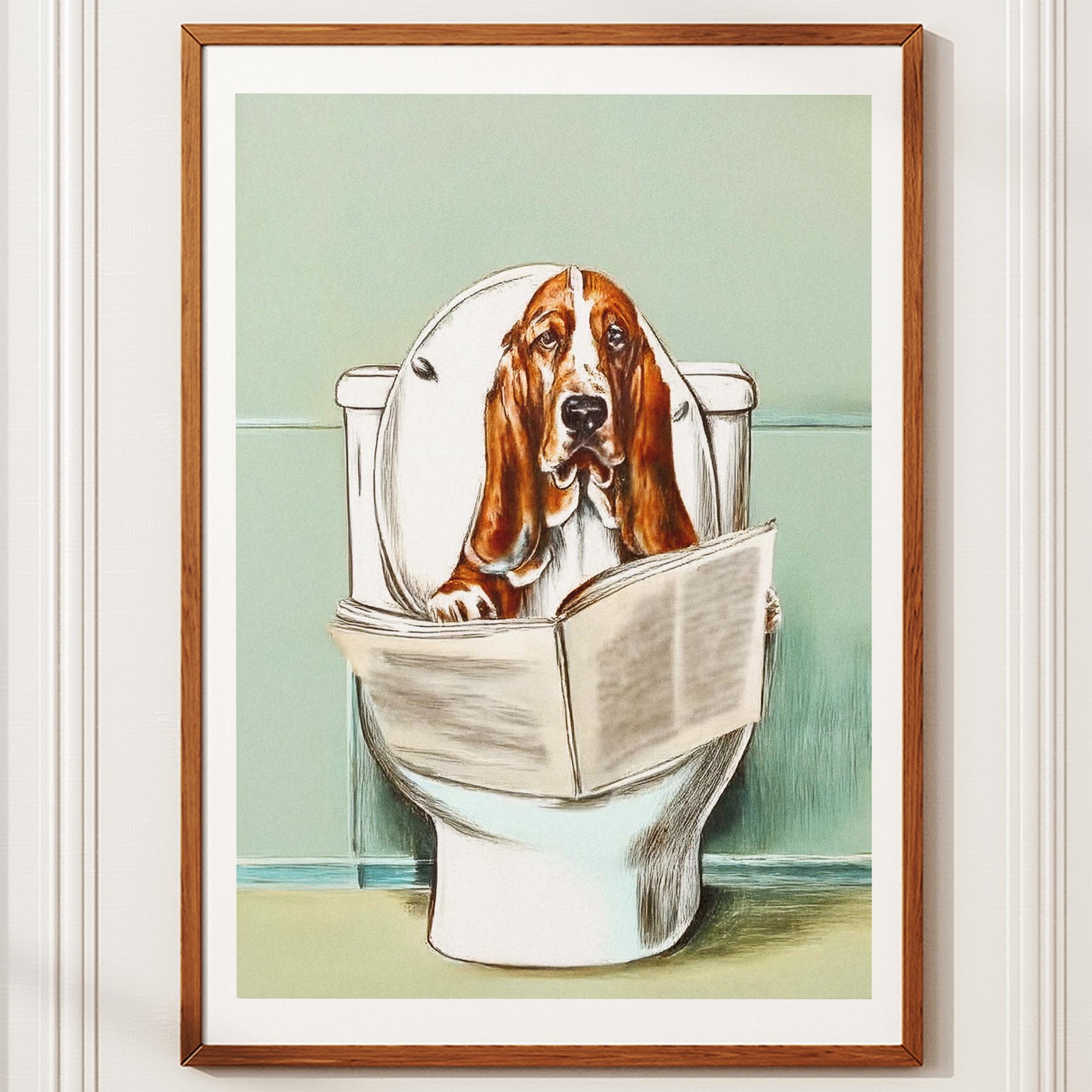 Beagle Toilet Humour Dog Series 3 image 10