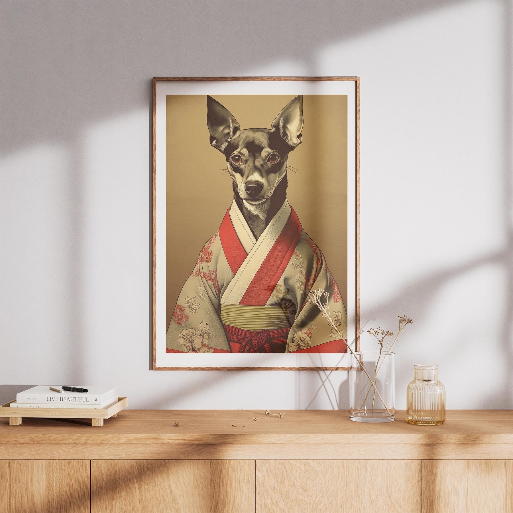 Miniature Pinscher Japanse Kimono Dog Series image 8