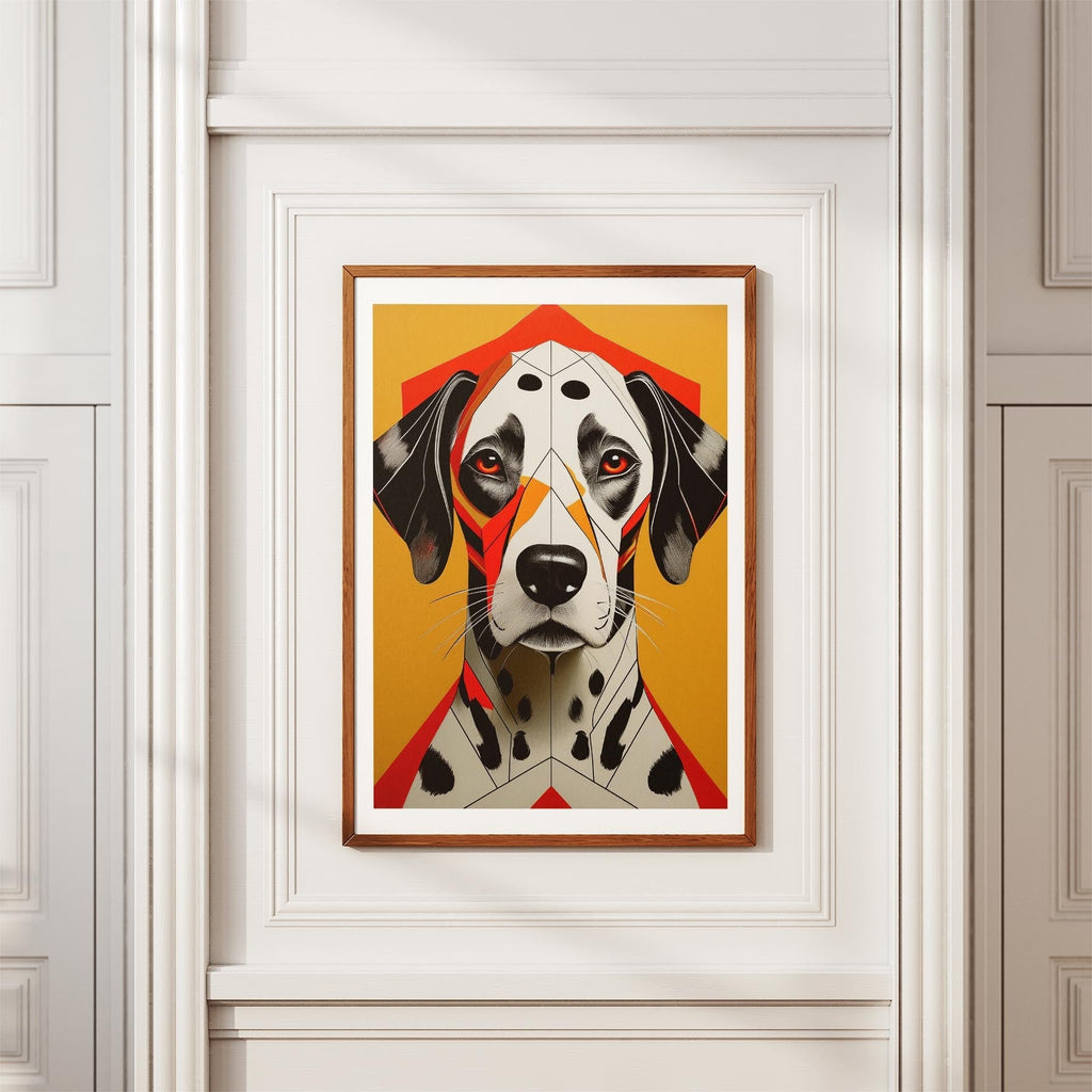 Dalmatian Geometric Orange Series image 3