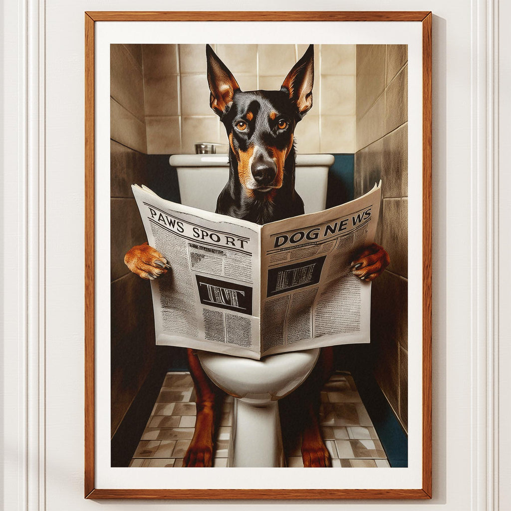 Dobermann Toilet Humour Dog Series 2 image 10