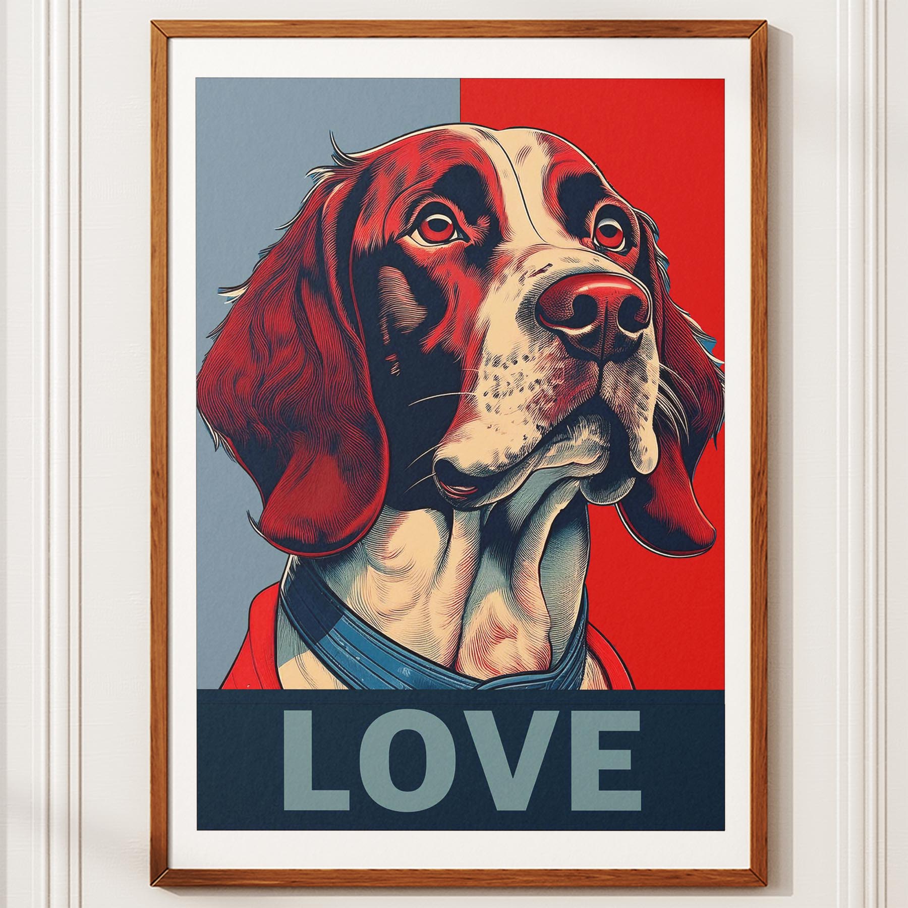 English Springer Spaniel LOVE Series Inspired by the Obama Poster image 10
