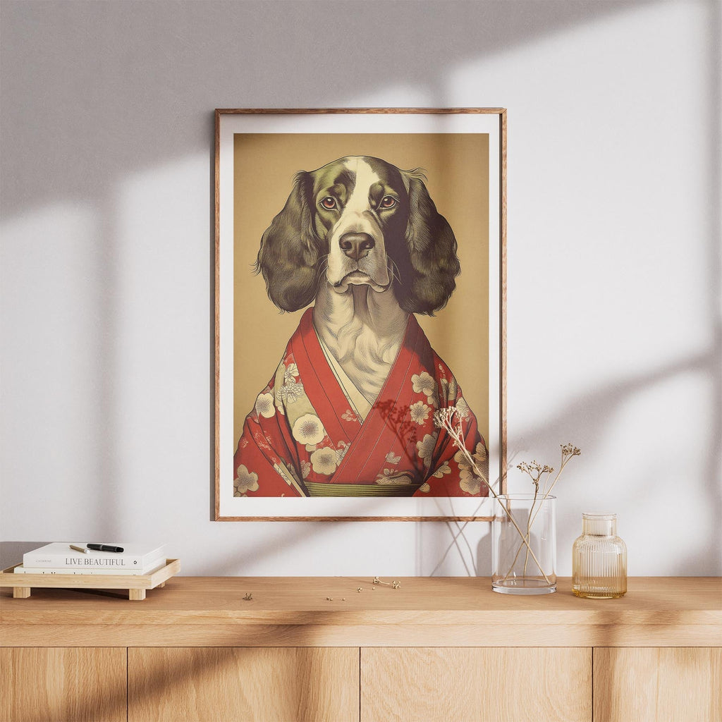 English Springer Spaniel Japanse Kimono Dog Series image 8