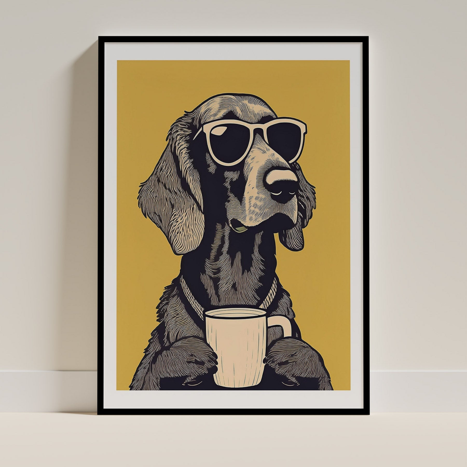 Irish Setter Dog Art Print Unframed Vol 2 | 5 Unique Designs | Wall Art Gift for Dog Lovers - Image 3 | Dogsy & Co