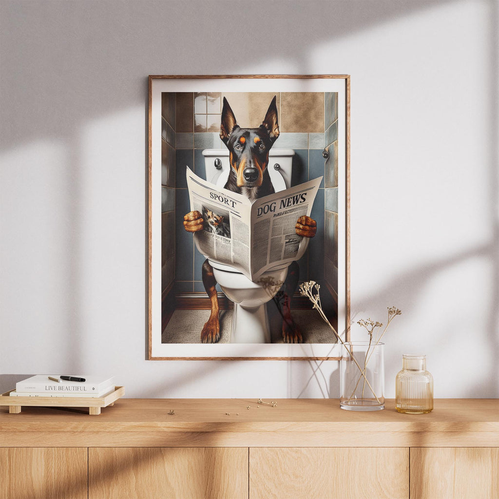 Dobermann Toilet Humour Dog Series 1 image 8