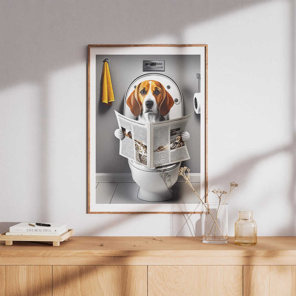 Beagle Toilet Humour Dog Series 2 image 8