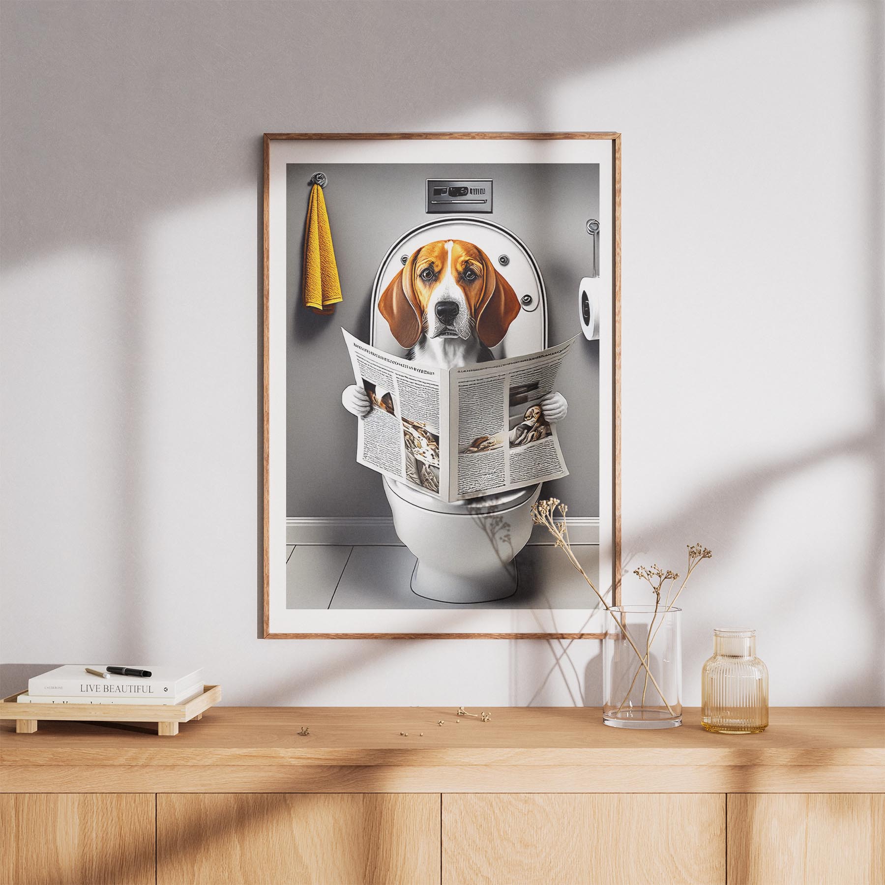 Beagle Toilet Humour Dog Series 2 image 8
