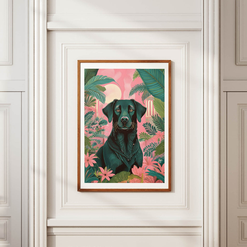 Labrador Retriever Flowery Dog image 3