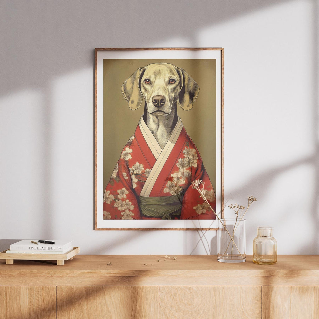 Hungarian Vizsla Japanse Kimono Dog Series image 8