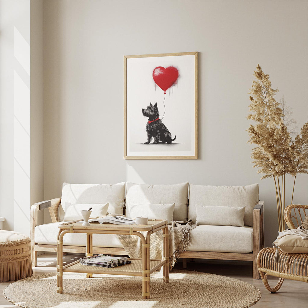 Australian Terrier DOGSY Series inspired by the Art of Banksy image 2