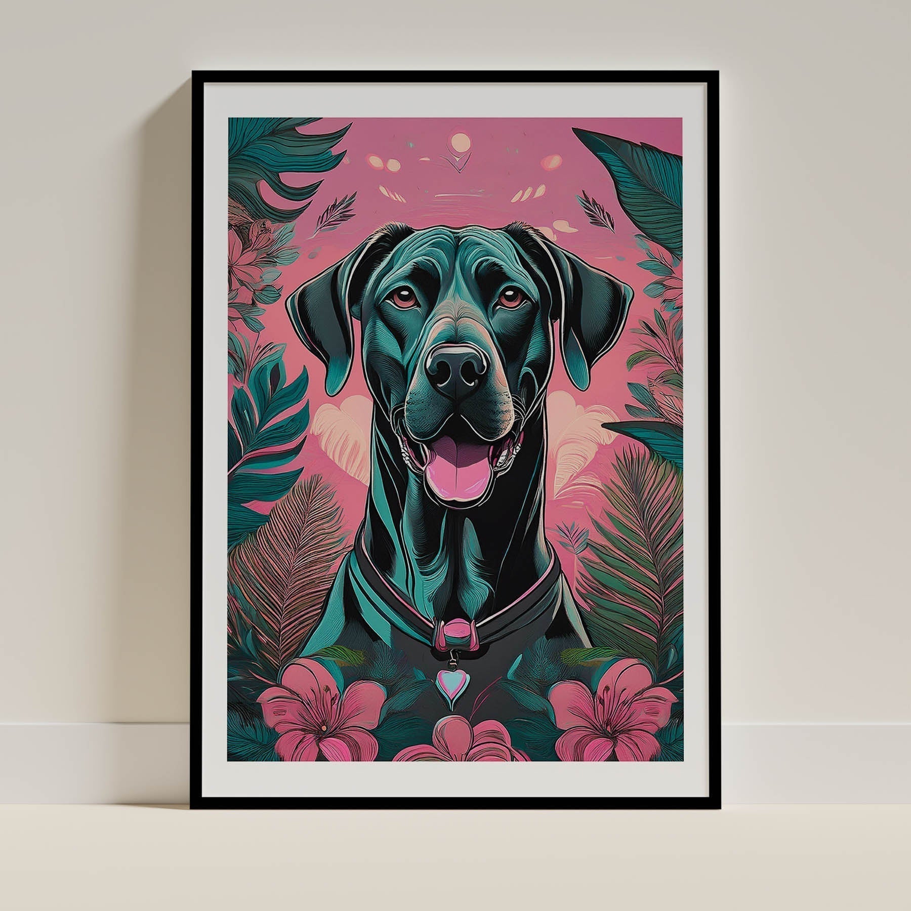 Great Dane Dog Art Print Unframed Vol 2 | 11 Unique Designs | Wall Art Gift for Dog Lovers - Image 11 | Dogsy & Co