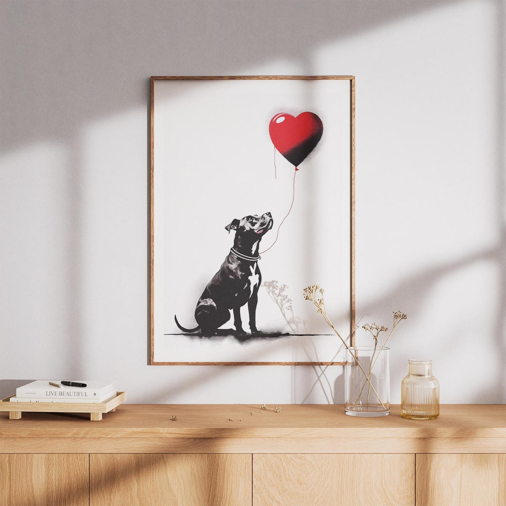 American Pitbull Terrier DOGSY Series inspired by the Art of Banksy image 8