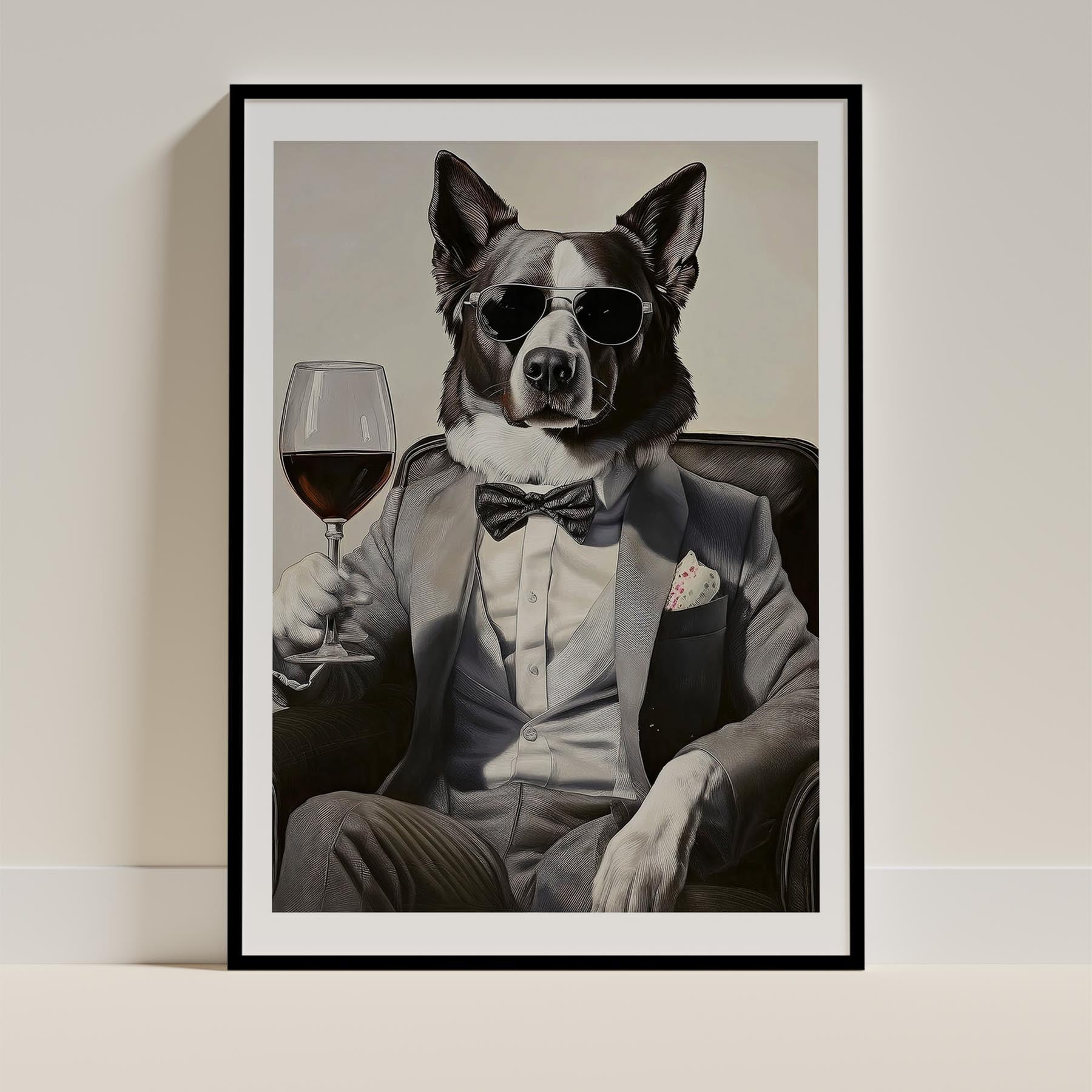 Border Collie Dog Art Print Unframed Vol 1 | 11 Unique Designs | Wall Art Gift for Dog Lovers - Image 4 | Dogsy & Co