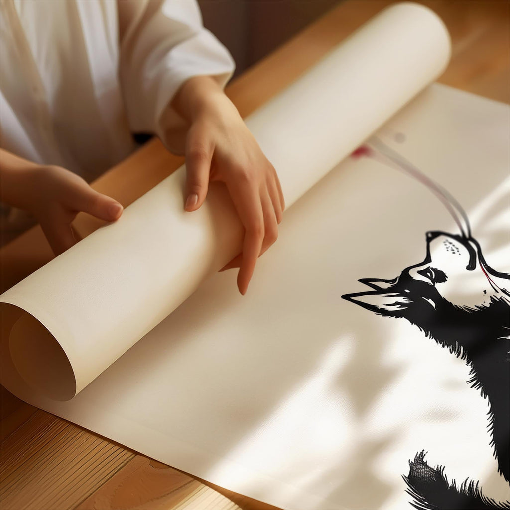 Alaskan Malamute DOGSY Series inspired by the Art of Banksy image 1