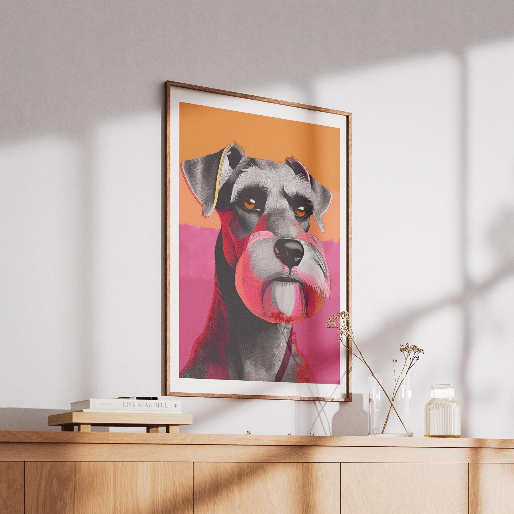 Schnauzer Modern Pop Dog Series image 5
