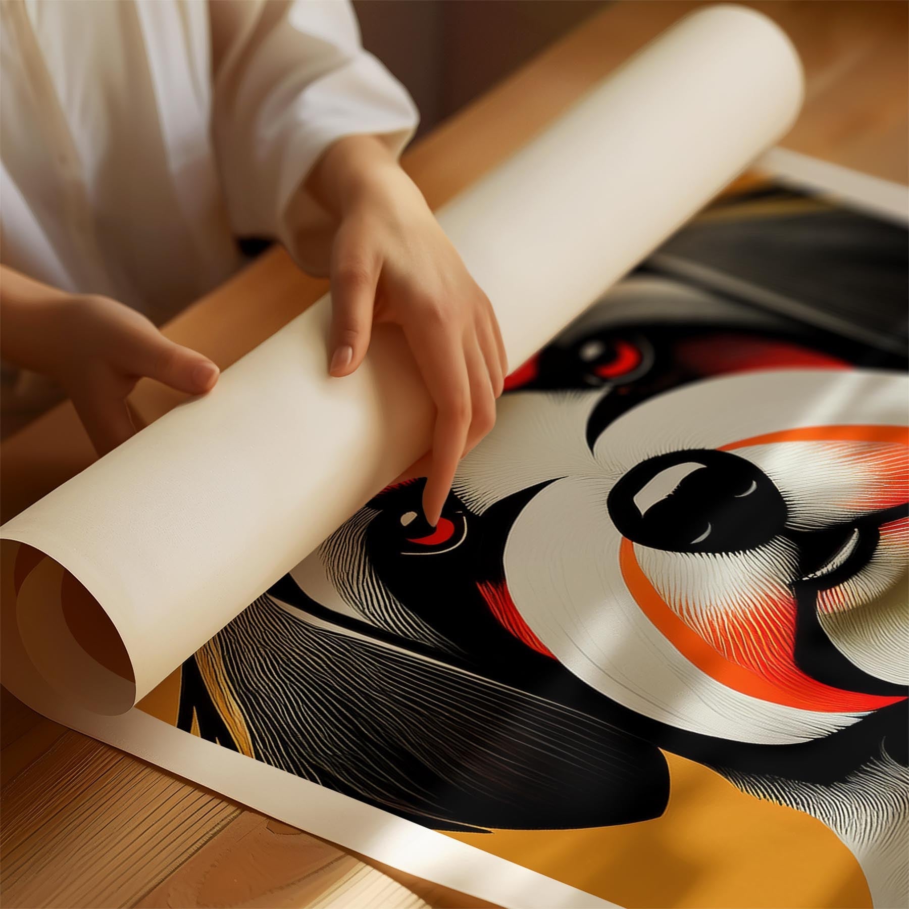 Havanese Geometric Orange Series image 1