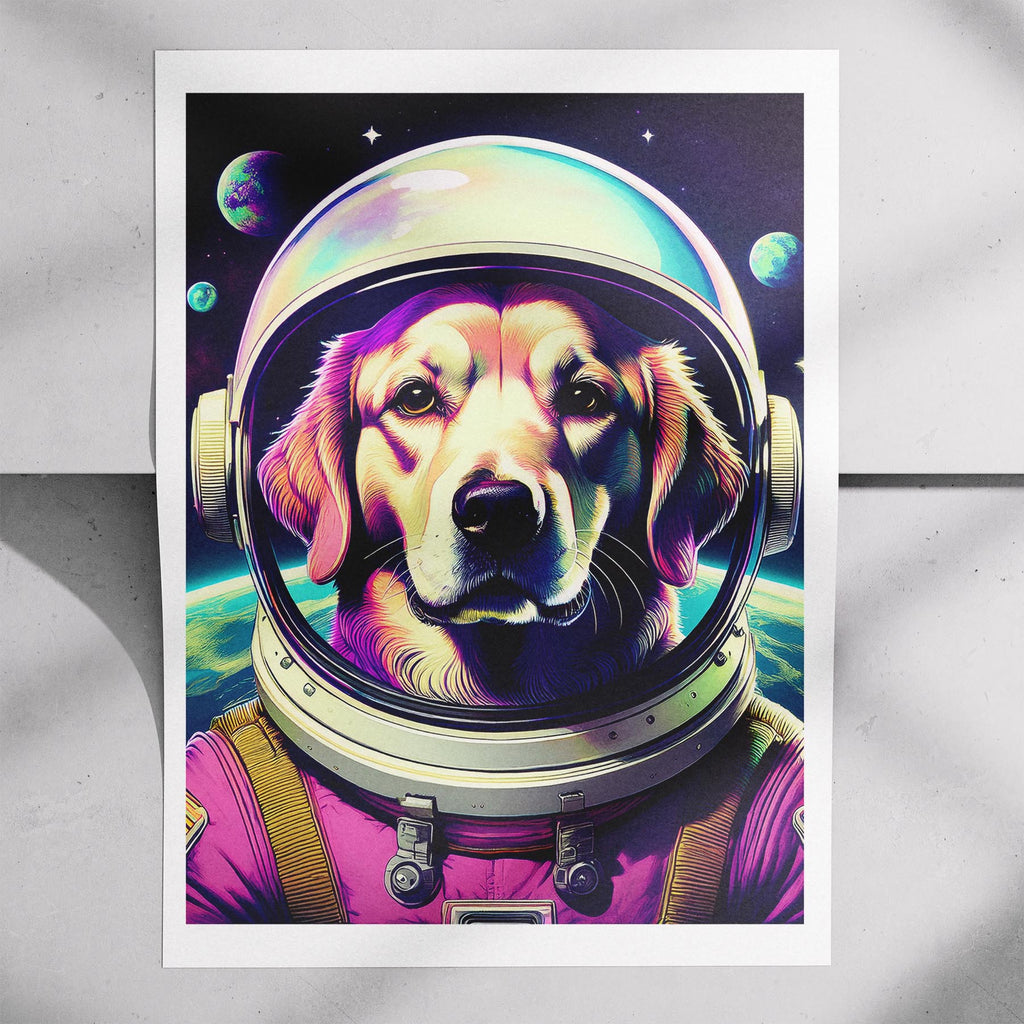 Golden Retriever Space Dogs Series image 7