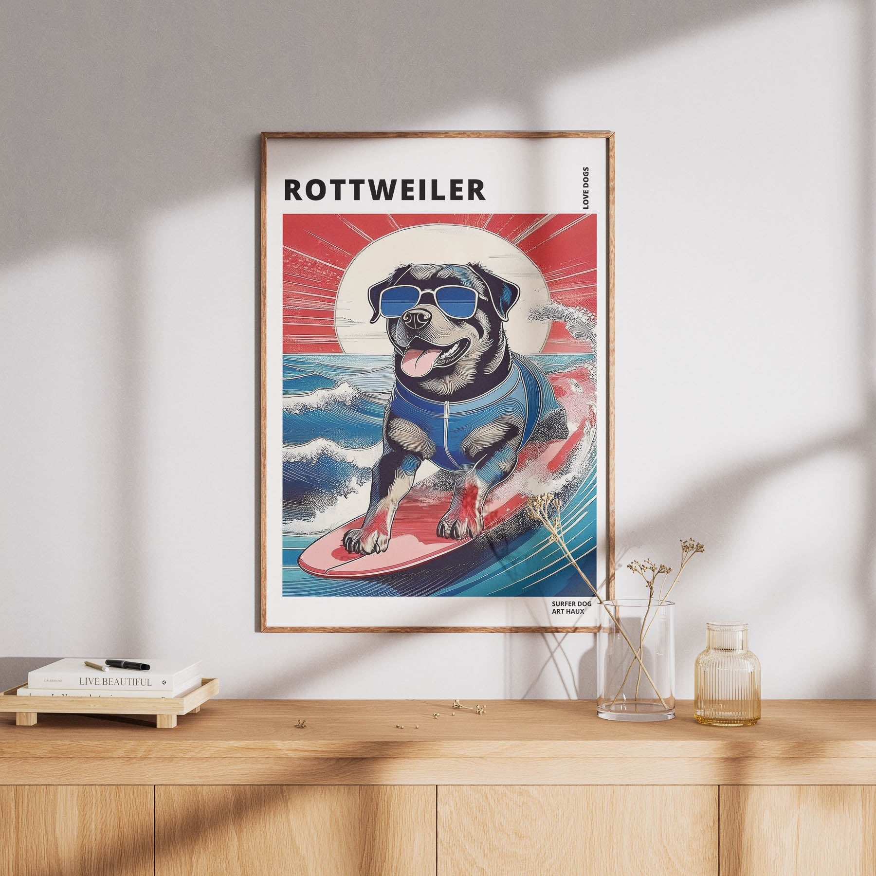 Rottweiler Hokosai Surfer Dogs 1 image 8