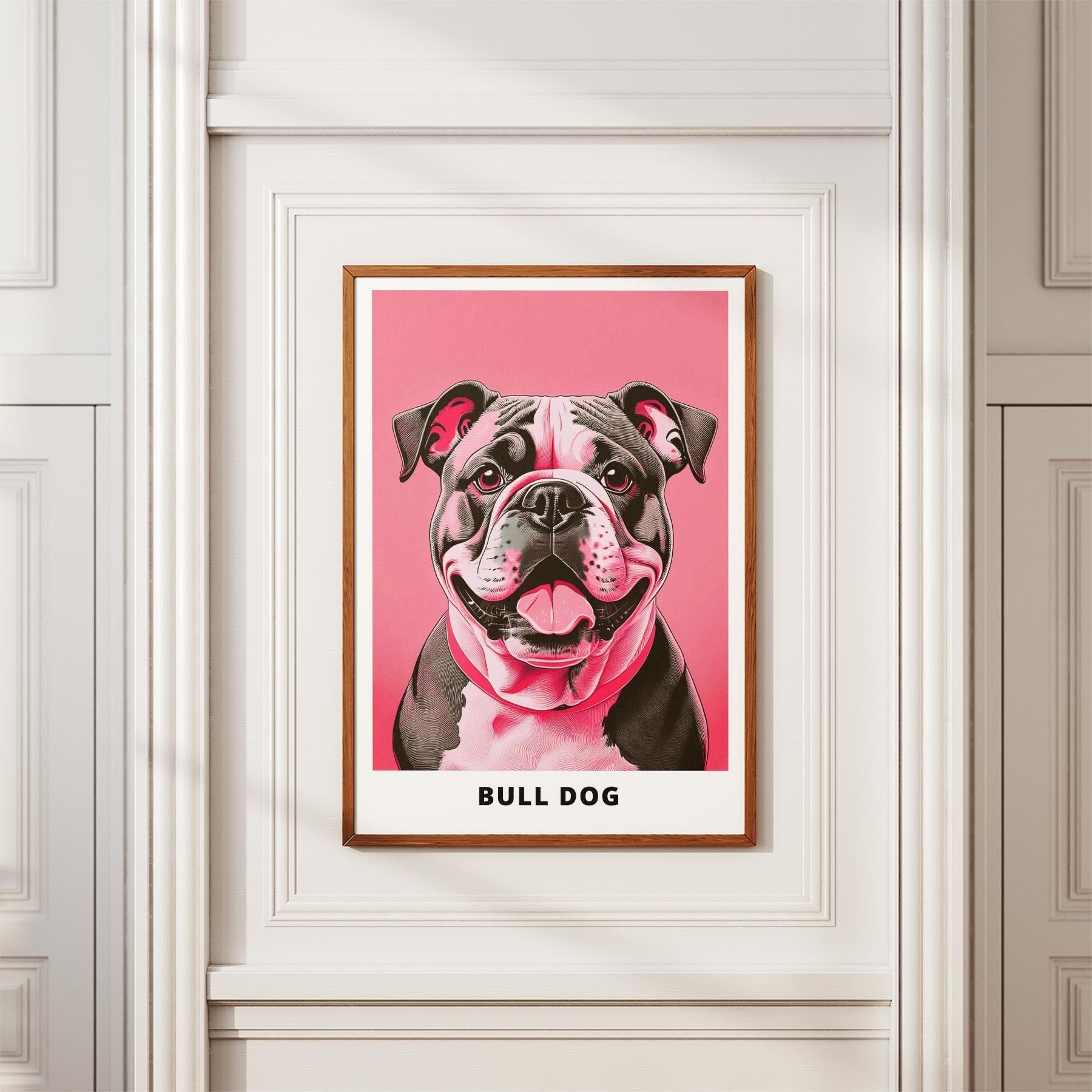 Bulldog Pink and Black Dog Series 3 image 3