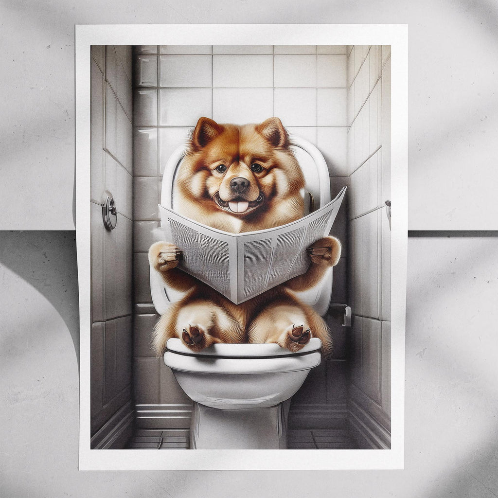 Chow Chow Toilet Humour Dog Series image 7