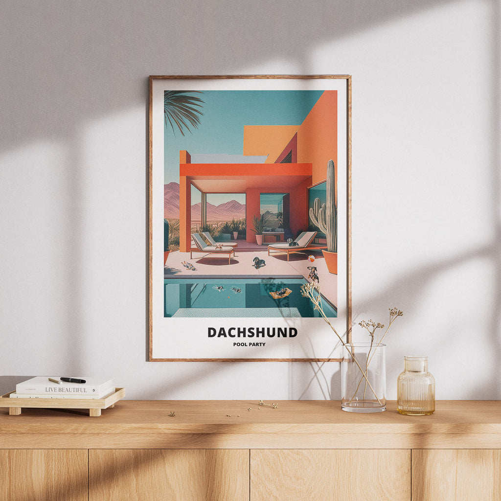 Dachshund Pool Party image 8