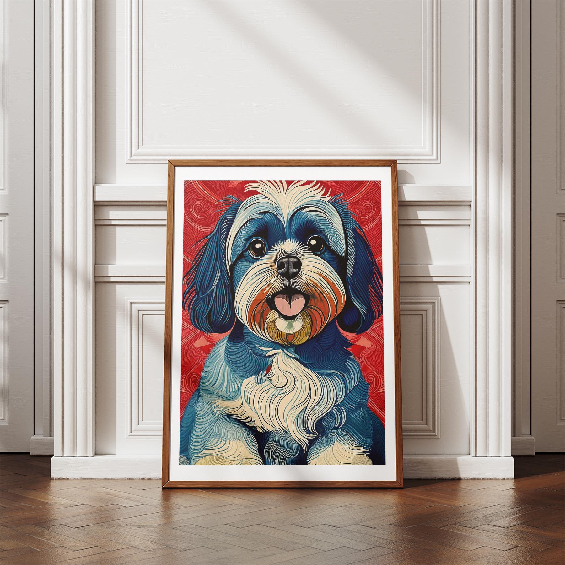 Shih Tzu Hokusai Japanese Inspired Dog Series 1 image 4