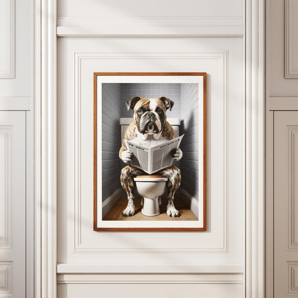 Bulldog Toilet Humour Dog Series 6 image 3