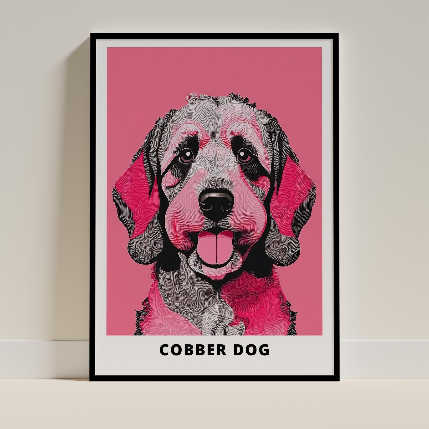 Cobberdog Pink and Black Dog Series 1 image 0