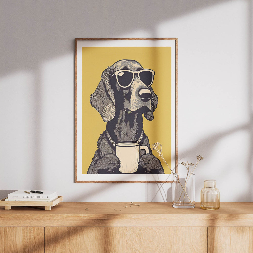 Irish Setter Chillin Coffee Dog image 8