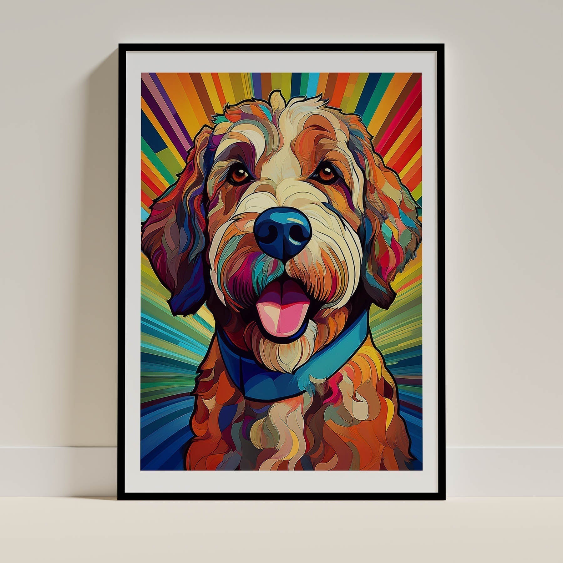 Labradoodle Dog Art Print Unframed | 6 Unique Designs | Wall Art Gift for Dog Lovers - Image 5 | Dogsy & Co