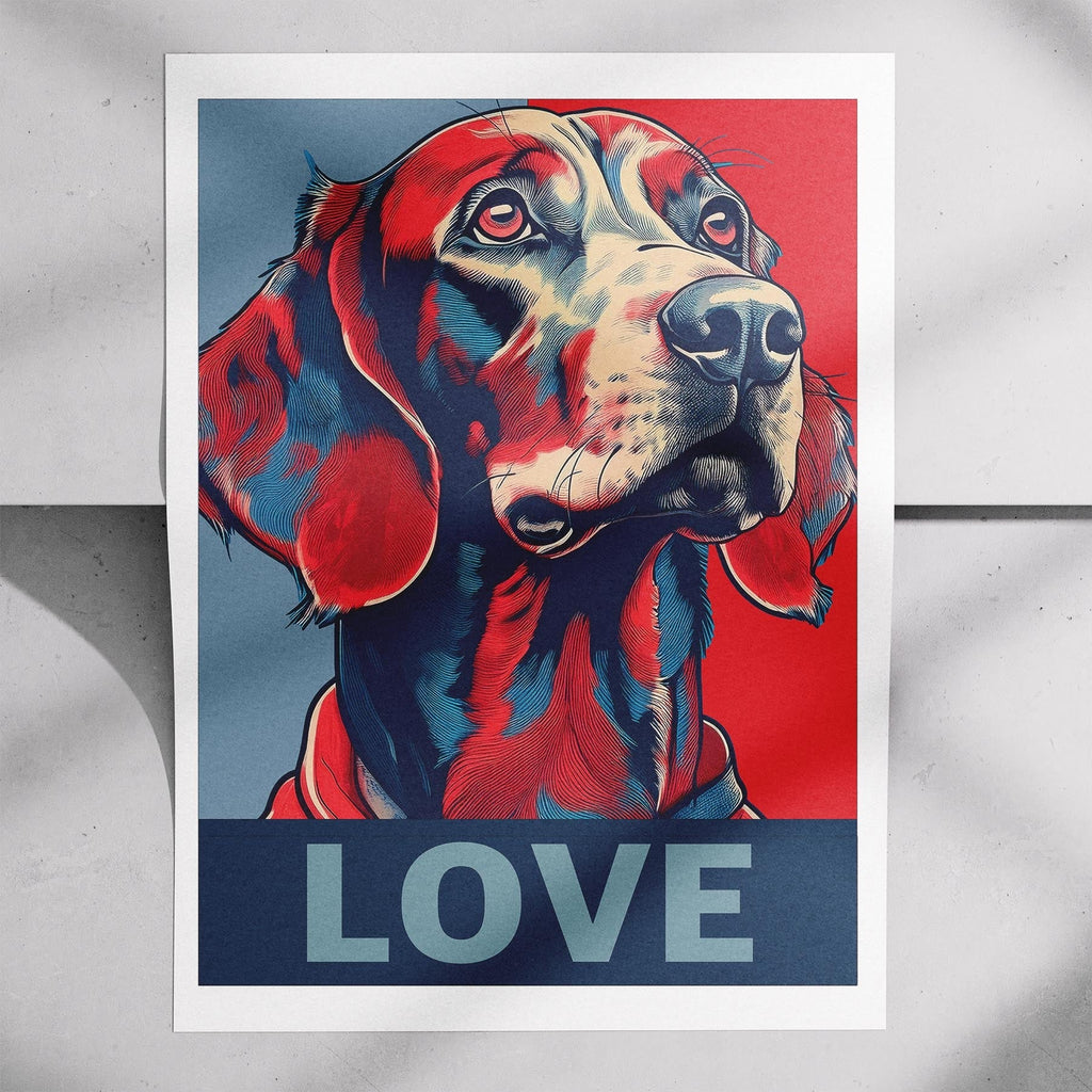 Irish Setter LOVE Series Inspired by the Obama Poster image 7