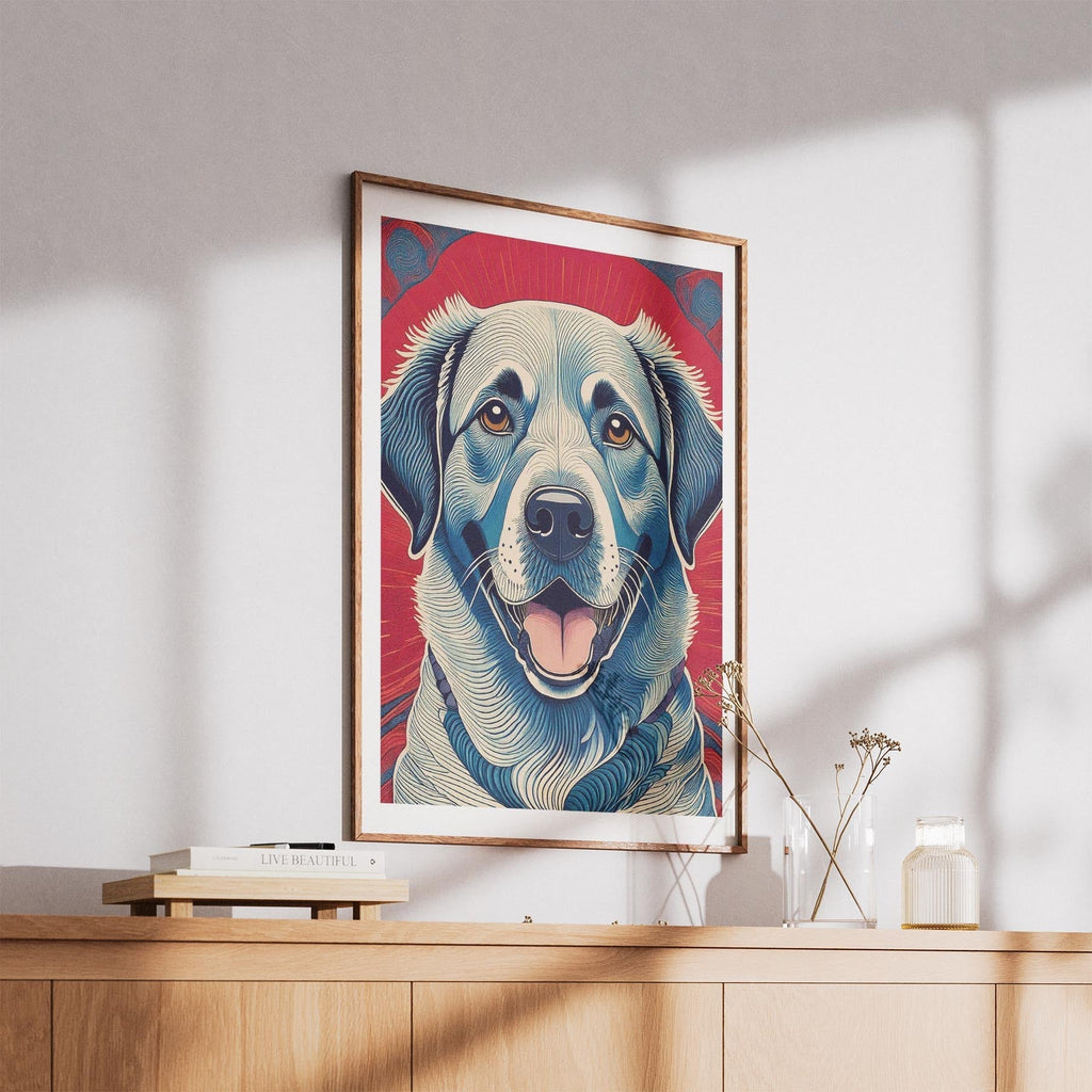 Labrador Retriever Hokusai Japanese Inspired Dog Series 1 image 5