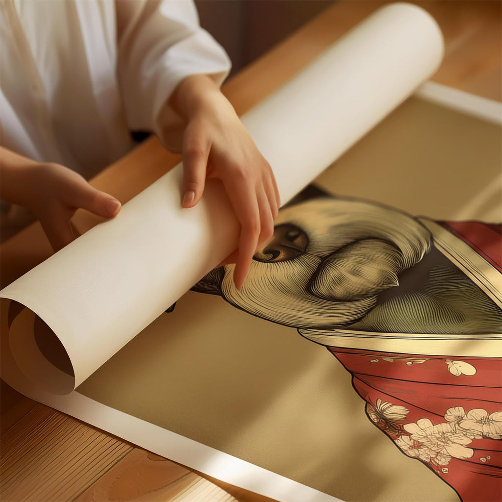 Schnauzer Japanse Kimono Dog Series image 1