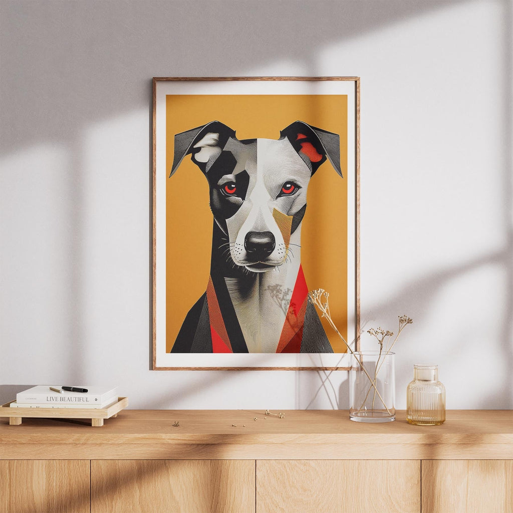 Whippet Geometric Orange Series image 8