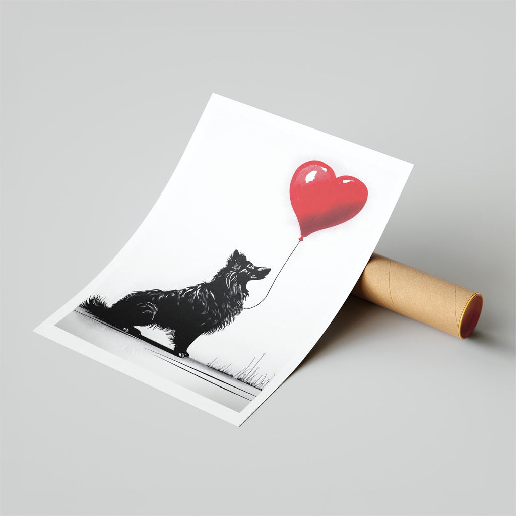 Shetland Sheepdog DOGSY Series inspired by the Art of Banksy image 6