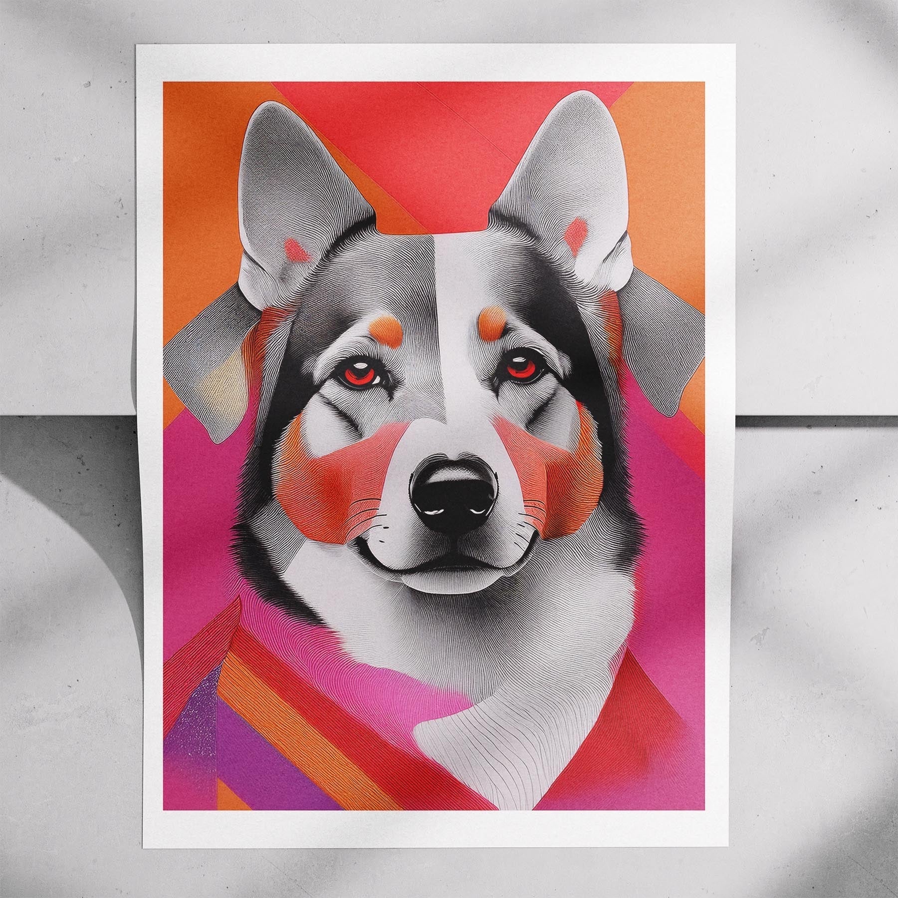 Maremma Modern Pop Dog Series image 7