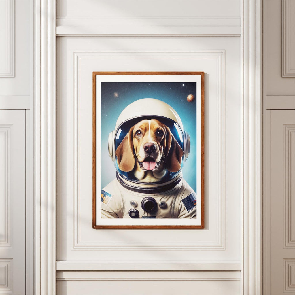 Basset Hound Astronaut Dog Series image 3