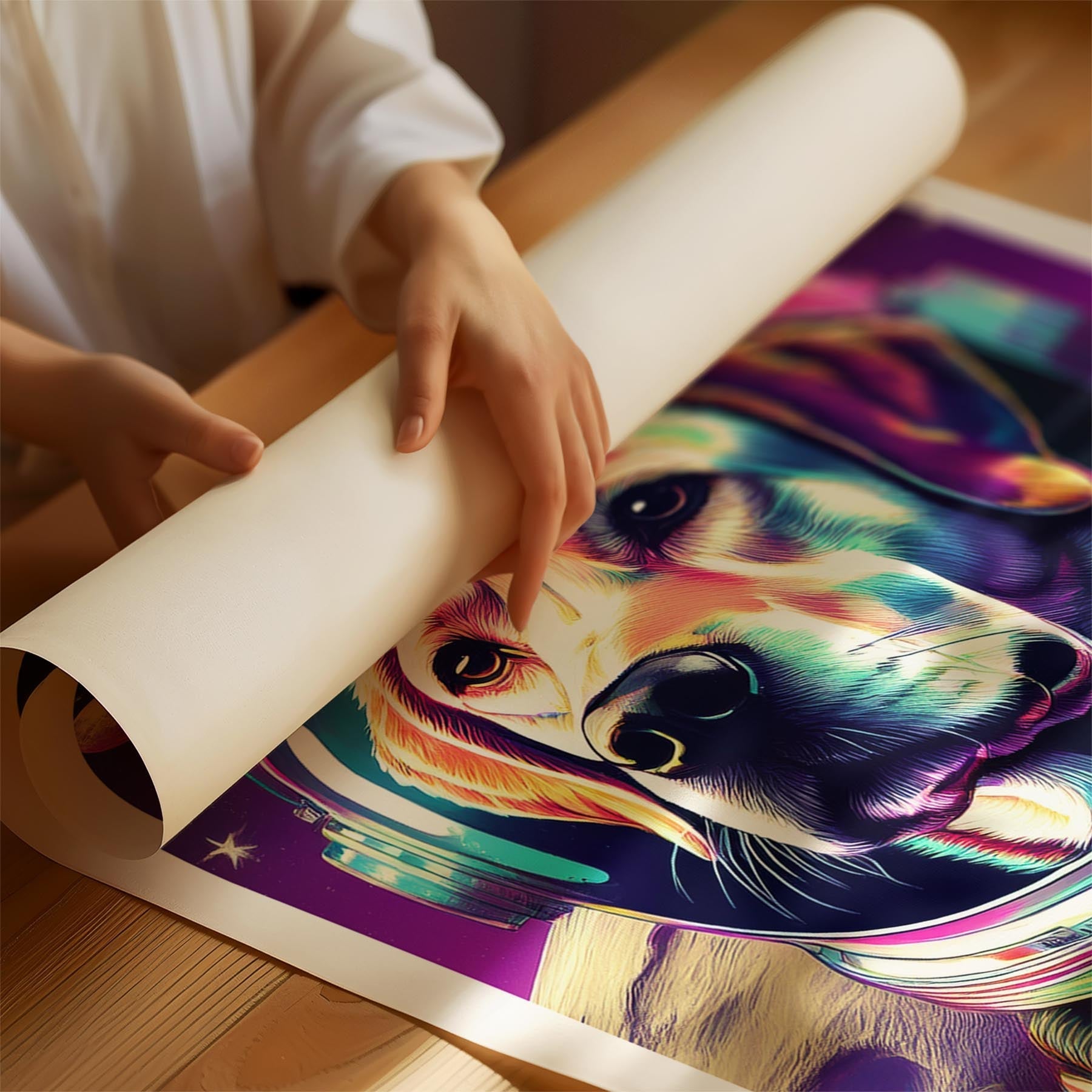 Labrador Retriever Space Dogs Series image 1