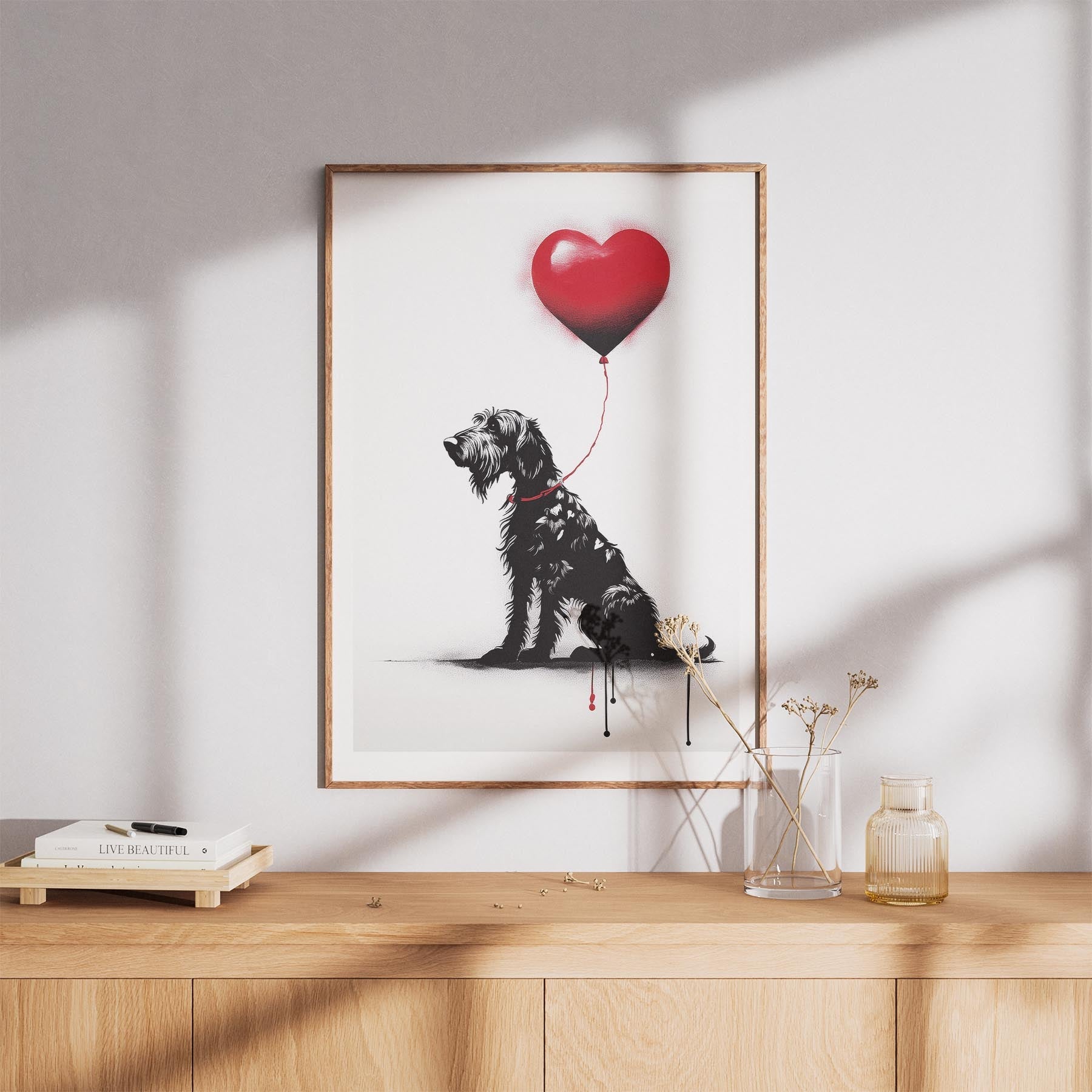 Irish Wolfhound DOGSY Series inspired by the Art of Banksy image 8